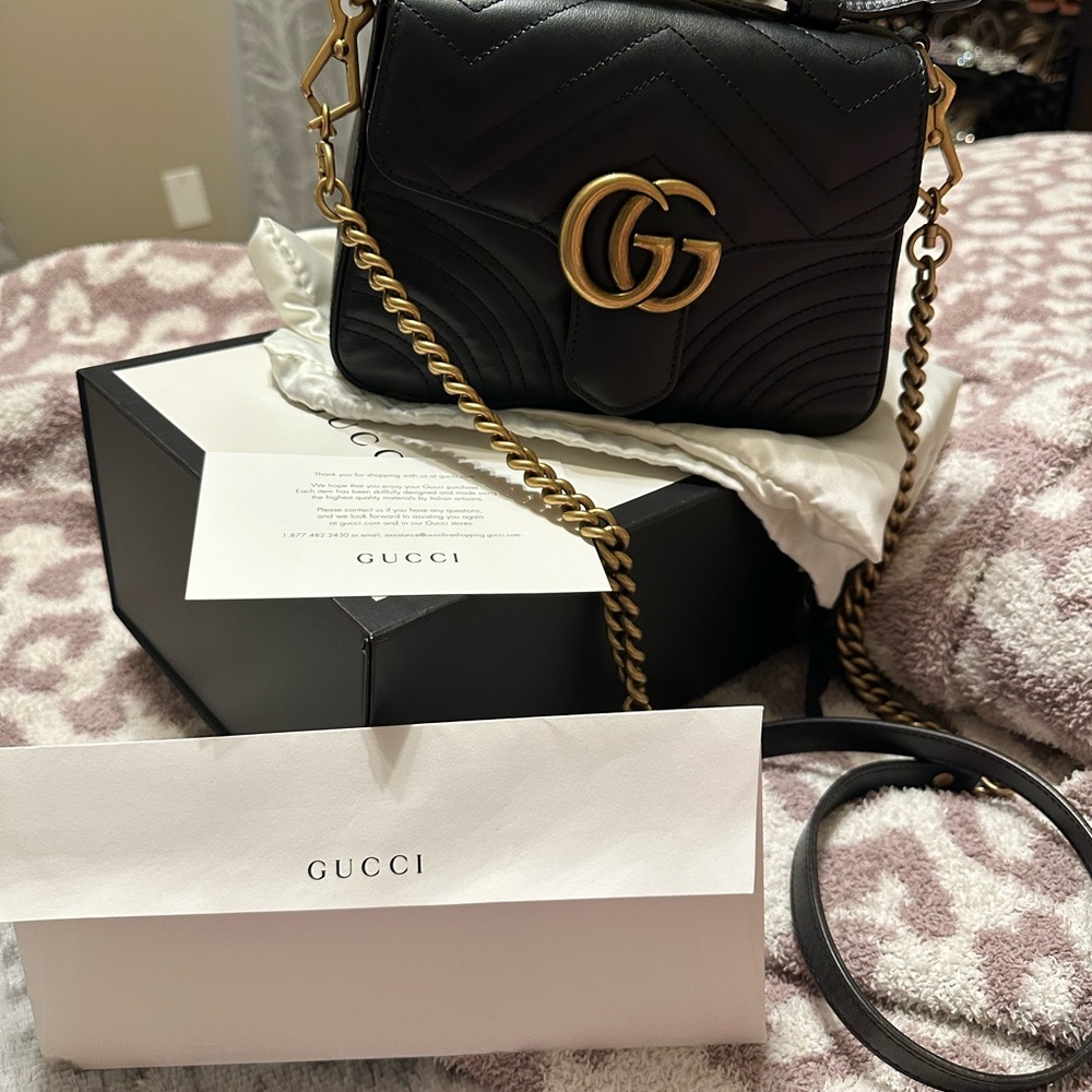Gucci Mini Marmont Top Handle